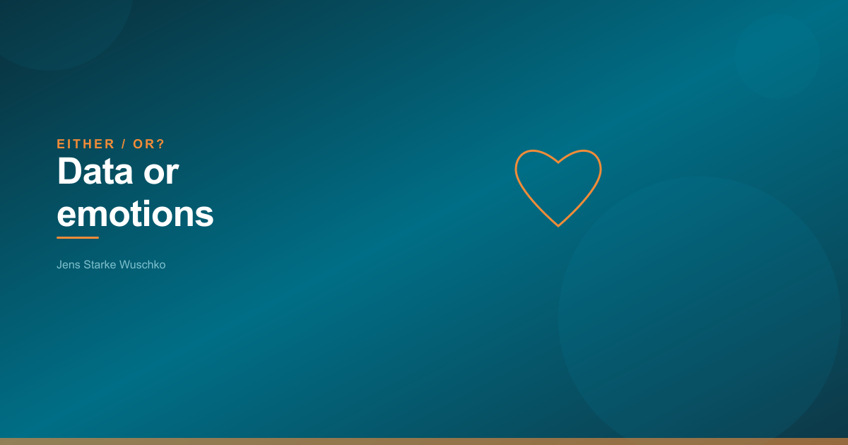 Either/Or? Data of emoties in sales